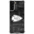 NFL Kansas City Chiefs Black & White Galaxy S21 Plus 5G Clear Case