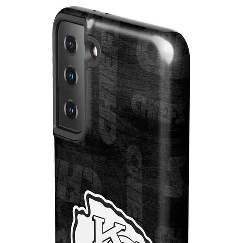 NFL Kansas City Chiefs Black & White Galaxy S21 Plus 5G Pro Case