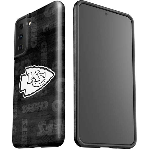 NFL Kansas City Chiefs Black & White Galaxy S21 Plus 5G Pro Case