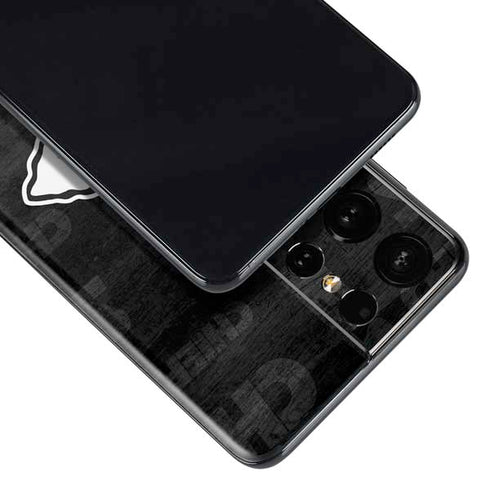 NFL Kansas City Chiefs Black & White Galaxy S21 Ultra 5G Skin