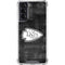 NFL Kansas City Chiefs Black & White Galaxy S22 Clear Case