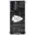 NFL Kansas City Chiefs Black & White Galaxy S22 Clear Case