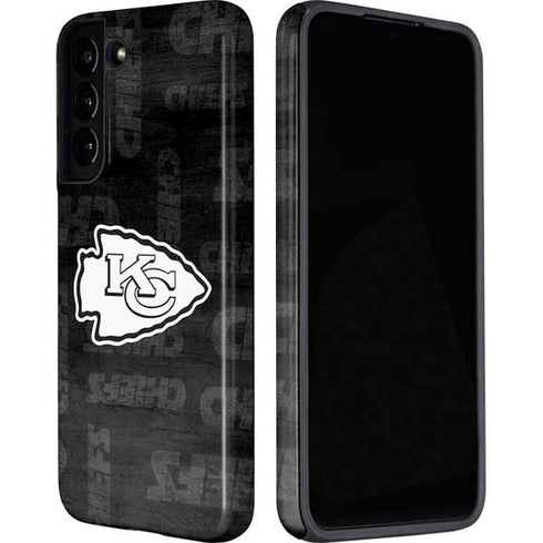 NFL Kansas City Chiefs Black & White Galaxy S22 Pro Case