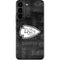 NFL Kansas City Chiefs Black & White Galaxy S22 Skin