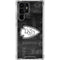 NFL Kansas City Chiefs Black & White Galaxy S22 Ultra Clear Case