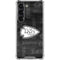 NFL Kansas City Chiefs Black & White Galaxy S23 Clear Case
