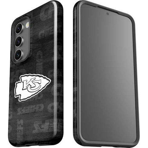 NFL Kansas City Chiefs Black & White Galaxy S23 Pro Case