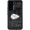 NFL Kansas City Chiefs Black & White Galaxy S23 Waterproof Case