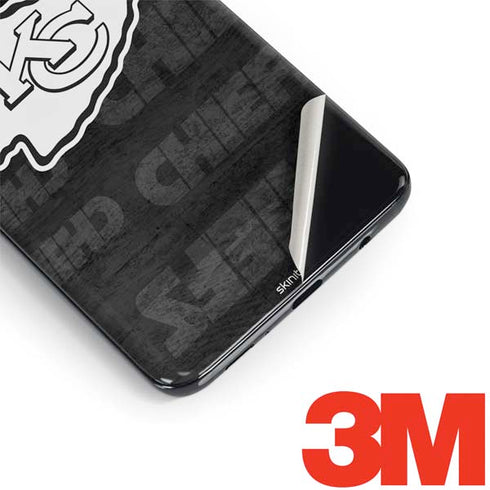NFL Kansas City Chiefs Black & White Galaxy S9 Skin