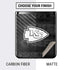 NFL Kansas City Chiefs Black & White Galaxy Z Flip Skin