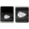 NFL Kansas City Chiefs Black & White Galaxy Z Flip3 5G Skin