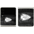 NFL Kansas City Chiefs Black & White Galaxy Z Flip3 5G Skin