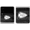 NFL Kansas City Chiefs Black & White Galaxy Z Flip4 5G Skin