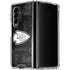 NFL Kansas City Chiefs Black & White Galaxy Z Fold4 5G Clear Case