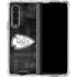 NFL Kansas City Chiefs Black & White Galaxy Z Fold4 5G Clear Case