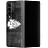 NFL Kansas City Chiefs Black & White Galaxy Z Fold4 5G Skin