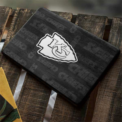 NFL Kansas City Chiefs Black & White Google Pixelbook Go Skin