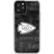 NFL Kansas City Chiefs Black & White iPhone 11 Pro Clear Case
