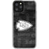 NFL Kansas City Chiefs Black & White iPhone 11 Pro Clear Case
