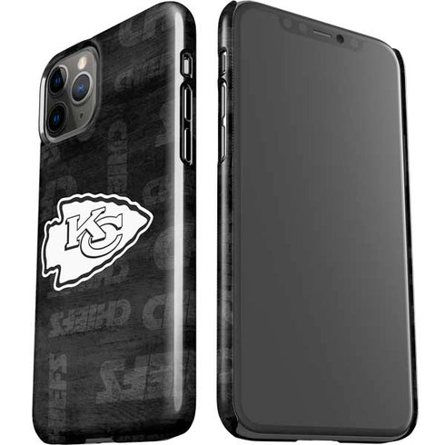 NFL Kansas City Chiefs Black & White iPhone 11 Pro Lite Case