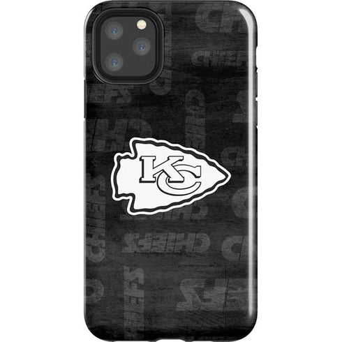 NFL Kansas City Chiefs Black & White iPhone 11 Pro Max Impact Case