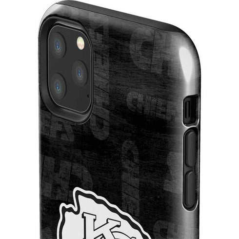 NFL Kansas City Chiefs Black & White iPhone 11 Pro Max Impact Case