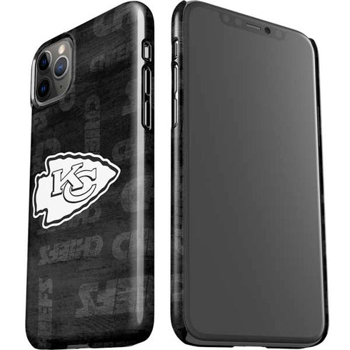 NFL Kansas City Chiefs Black & White iPhone 11 Pro Max Lite Case