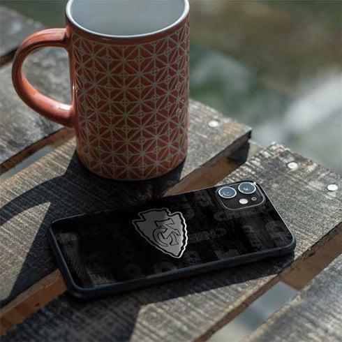 NFL Kansas City Chiefs Black & White iPhone 11 Skin