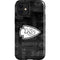 NFL Kansas City Chiefs Black & White iPhone 12 Mini Impact Case