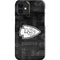 NFL Kansas City Chiefs Black & White iPhone 12 Mini Lite Case