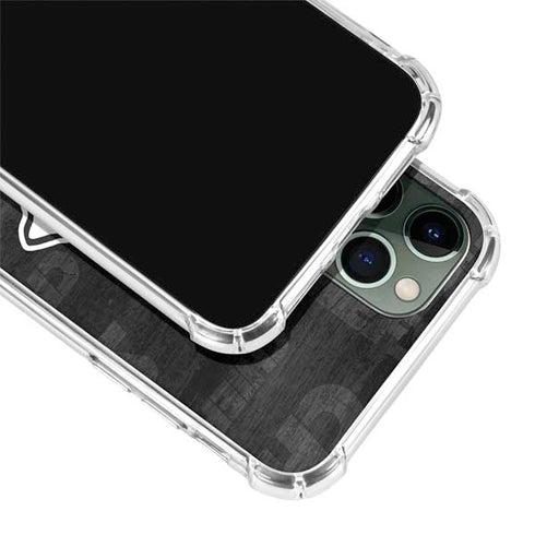 NFL Kansas City Chiefs Black & White iPhone 12 Pro Max Clear Case