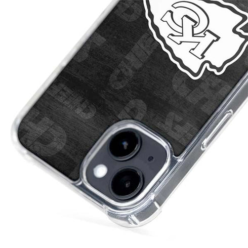 NFL Kansas City Chiefs Black & White iPhone 13 MagSafe Case