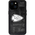 NFL Kansas City Chiefs Black & White iPhone 13 Mini Waterproof Case