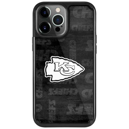 NFL Kansas City Chiefs Black & White iPhone 13 Pro Cargo Case