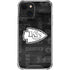 NFL Kansas City Chiefs Black & White iPhone 14 Plus Clear Case
