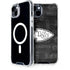 NFL Kansas City Chiefs Black & White iPhone 15 Plus MagSafe Case