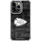 NFL Kansas City Chiefs Black & White iPhone 15 Pro Clear Case