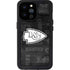 NFL Kansas City Chiefs Black & White iPhone 14 Pro Max Waterproof Case