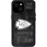 NFL Kansas City Chiefs Black & White iPhone 15 Waterproof Case