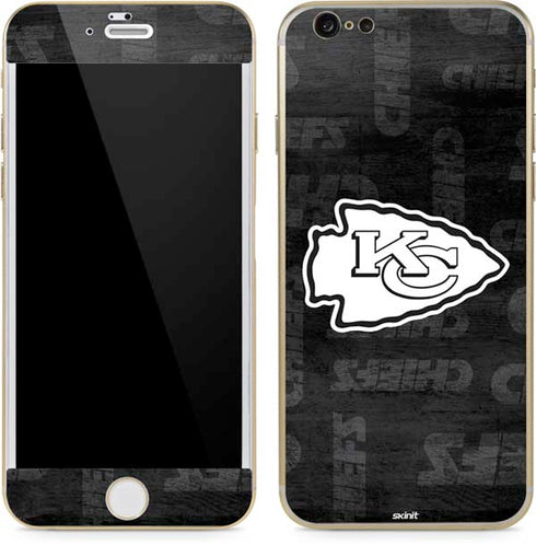 NFL Kansas City Chiefs Black & White iPhone 6/6s Skin