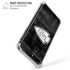 NFL Kansas City Chiefs Black & White iPhone 7/8 Plus Clear Case