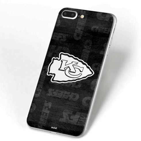 NFL Kansas City Chiefs Black & White iPhone 7 Plus Skin