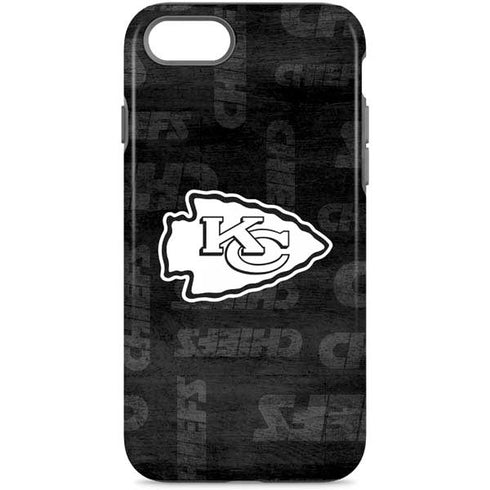 NFL Kansas City Chiefs Black & White iPhone 8 Pro Case
