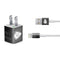 NFL Kansas City Chiefs Black & White iPhone Charger (5W USB) Skin