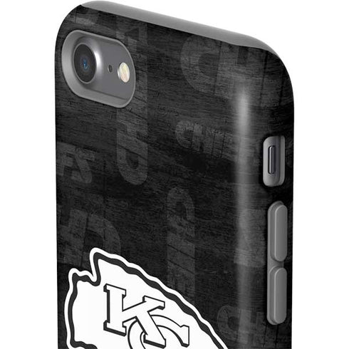 NFL Kansas City Chiefs Black & White iPhone SE (2nd & 3rd Gen) Pro Case
