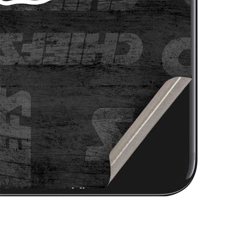 NFL Kansas City Chiefs Black & White iPhone SE (2nd & 3rd Gen) Skin