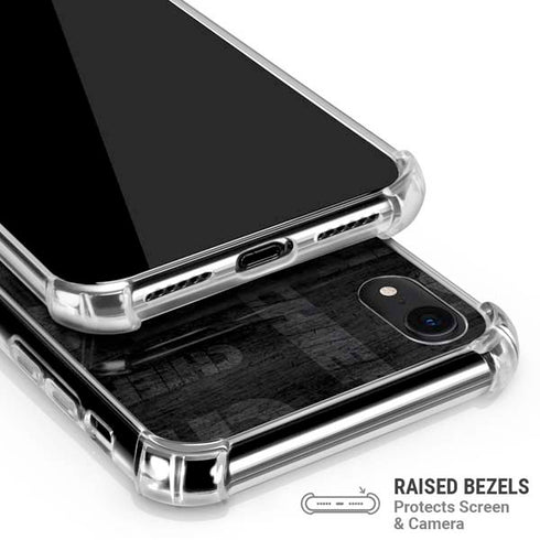 NFL Kansas City Chiefs Black & White iPhone XR Clear Case