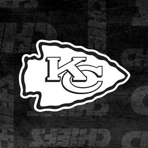 NFL Kansas City Chiefs Black & White iPhone XS Skin