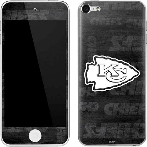 NFL Kansas City Chiefs Black & White Apple iPod Skin