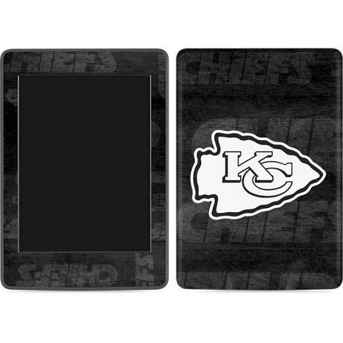 NFL Kansas City Chiefs Black & White Amazon Kindle Skin